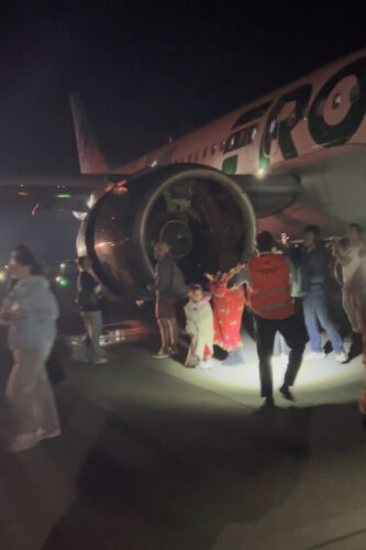 Person dies after being hit by Frontier Airlines plane that was taking off at Denver airport